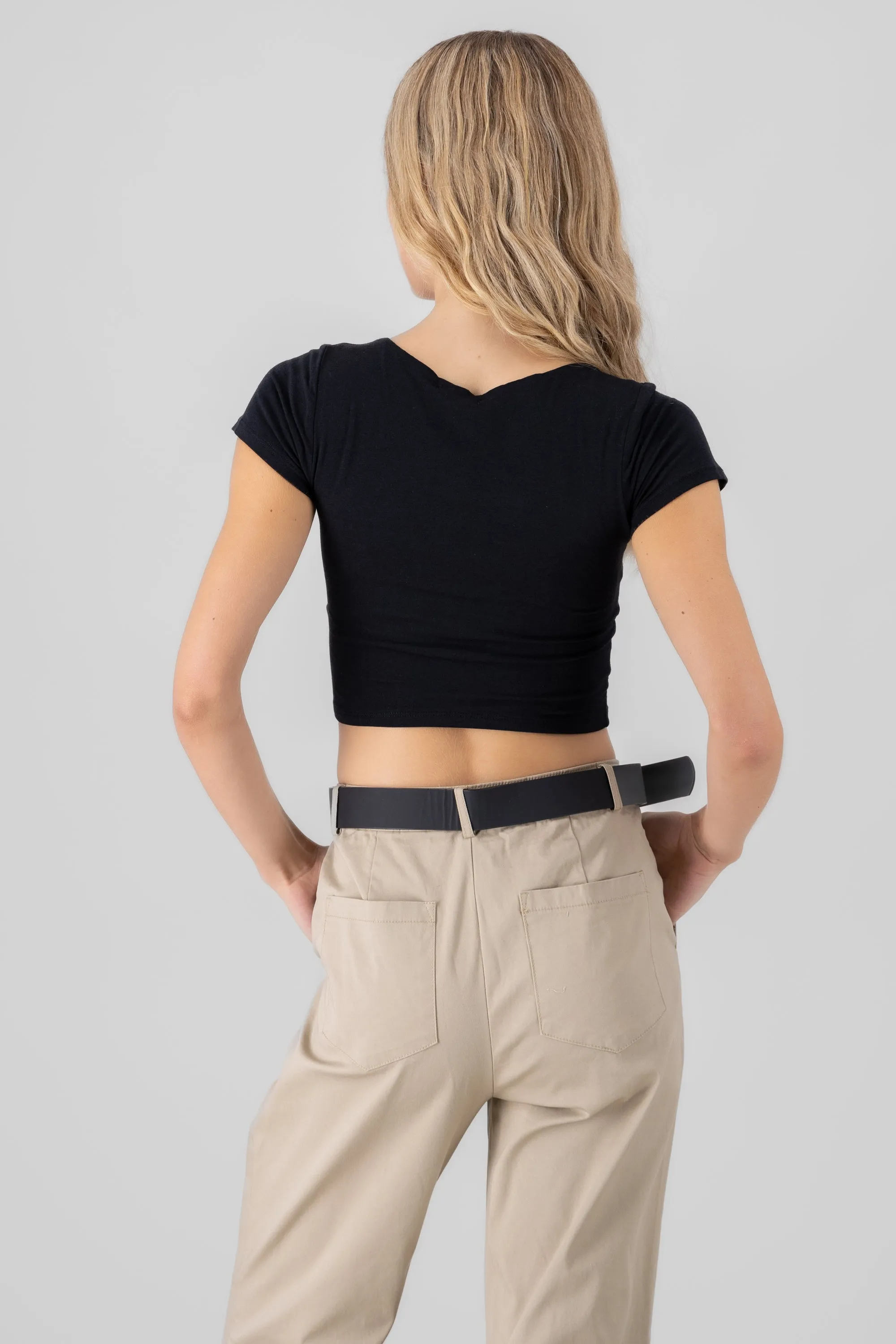 Top escote cuadrado doble tela sold by Shasa product image thumbnail 4