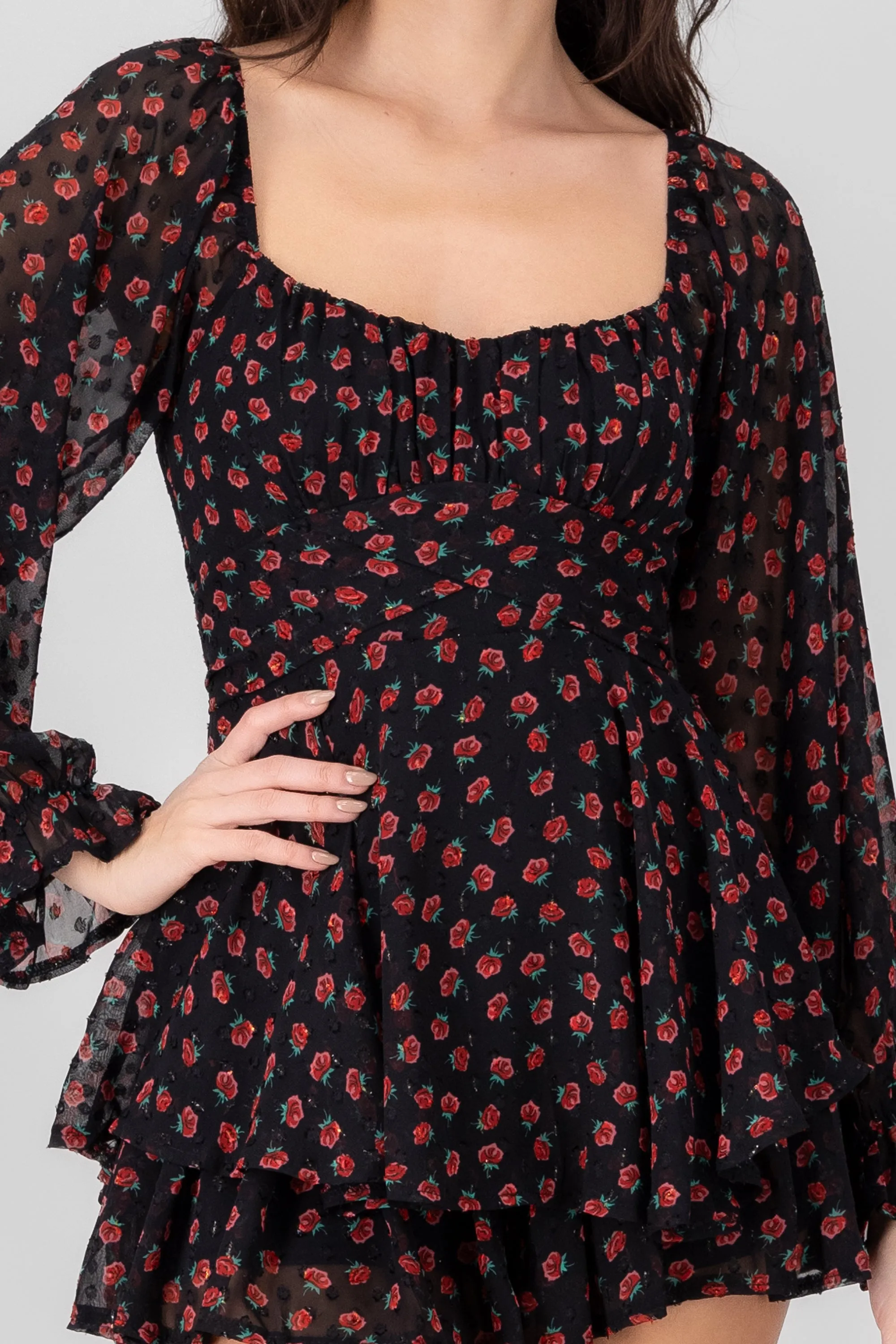 Romper olanes flores manga larga sold by Shasa product image thumbnail 5