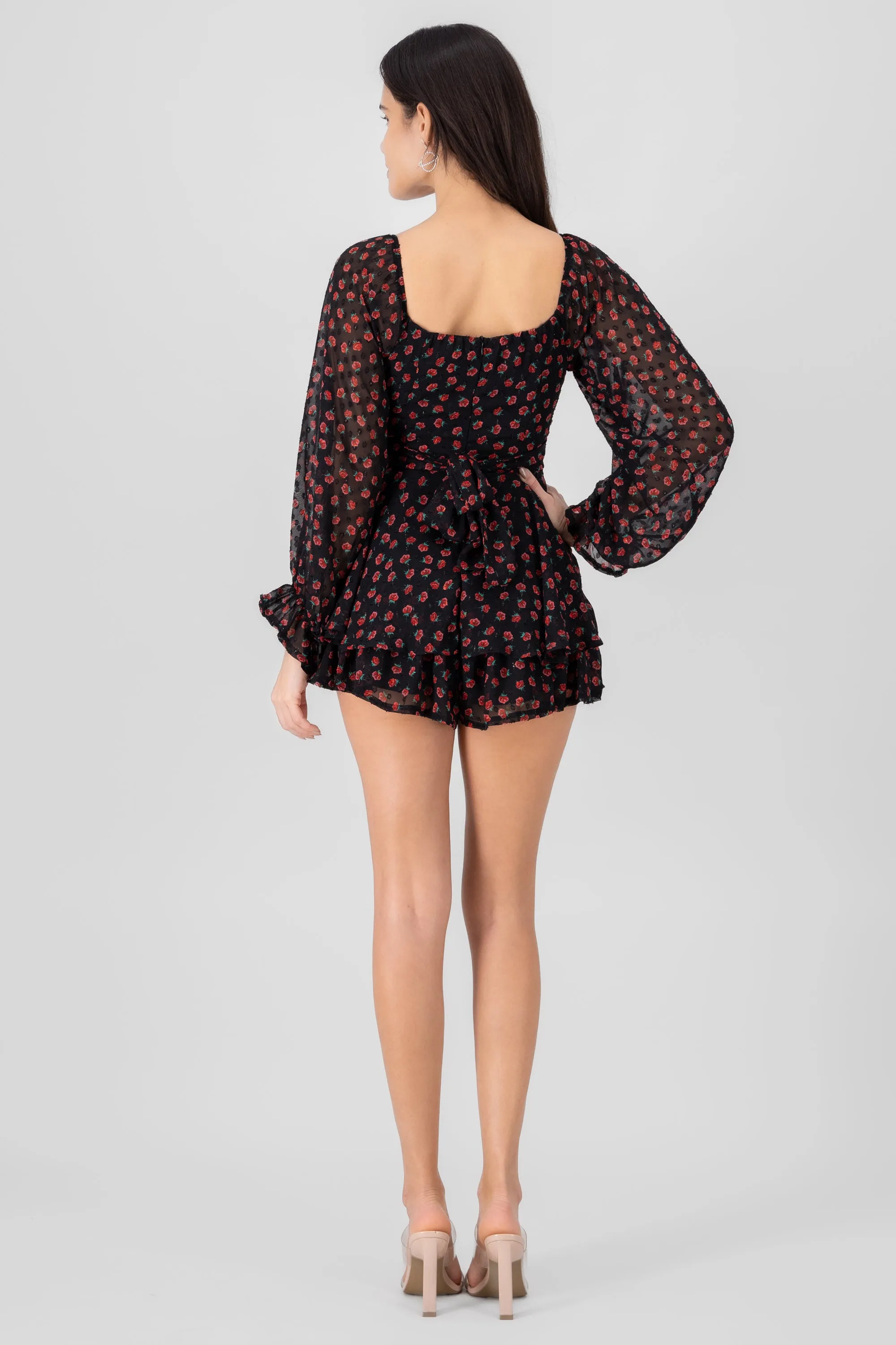 Romper olanes flores manga larga sold by Shasa product image thumbnail 4