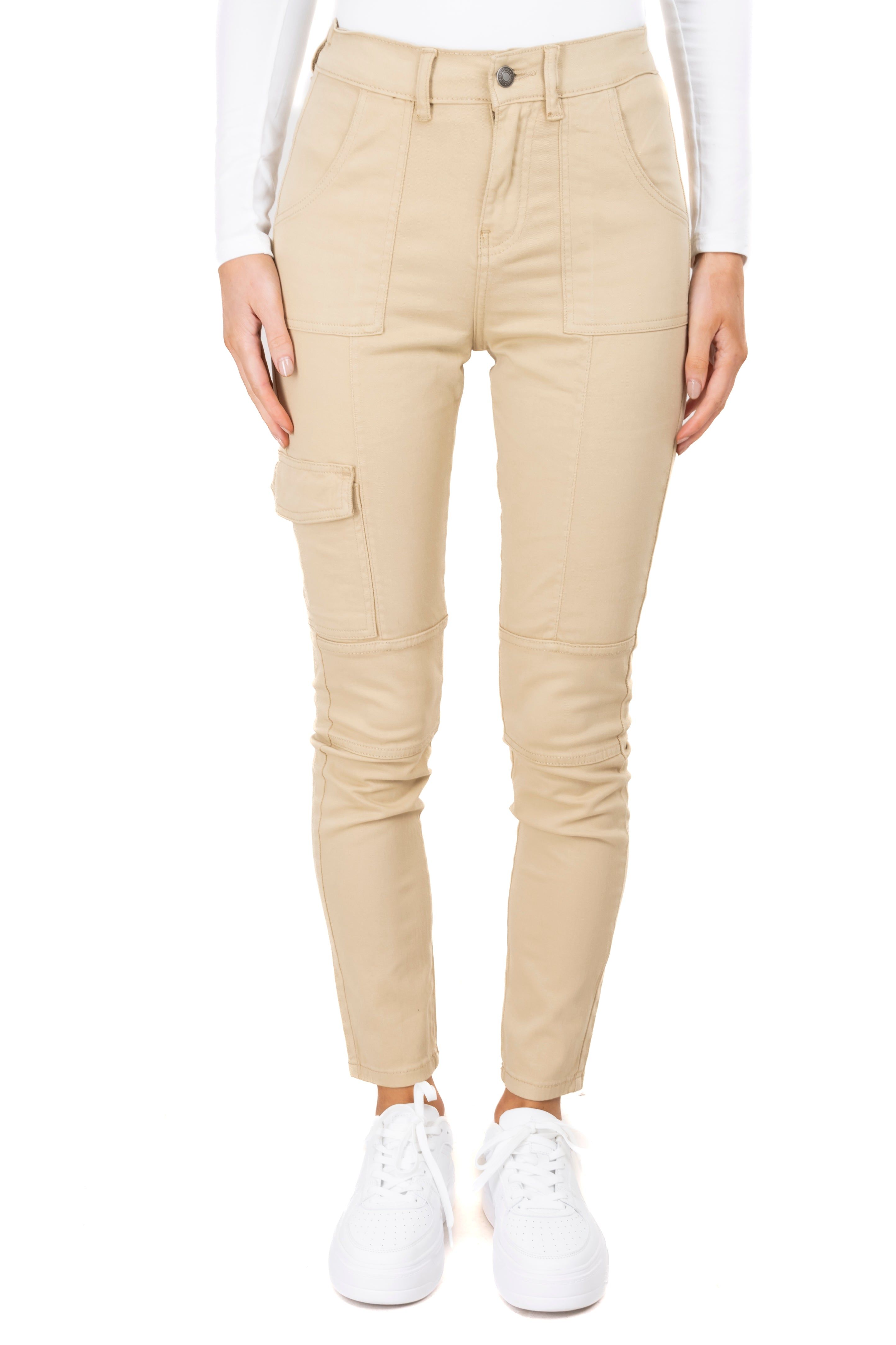 Pantalón skinny cargo liso sold by Shasa