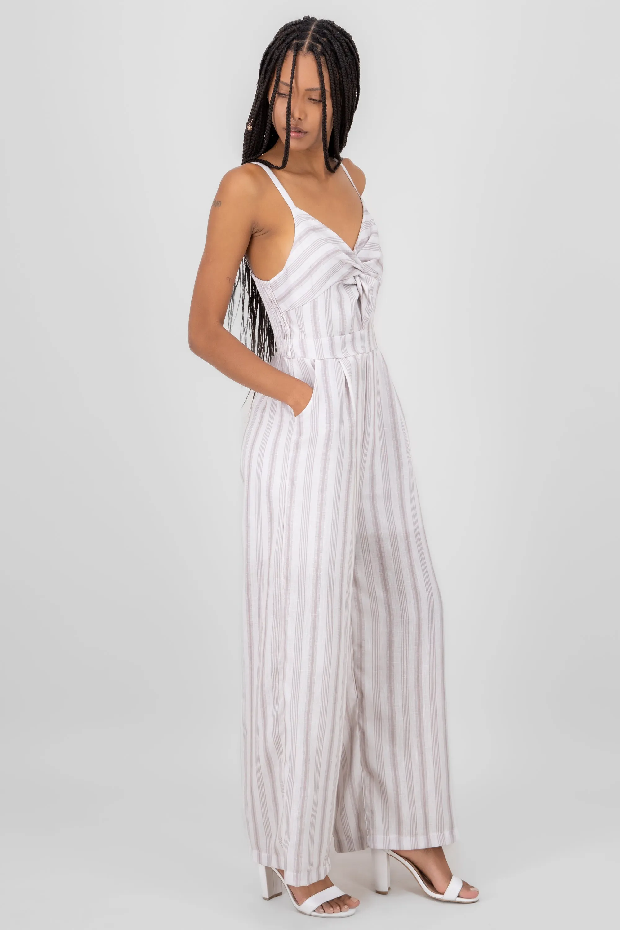 Jumpsuit rayas detalle escote sold by Shasa product image thumbnail 3