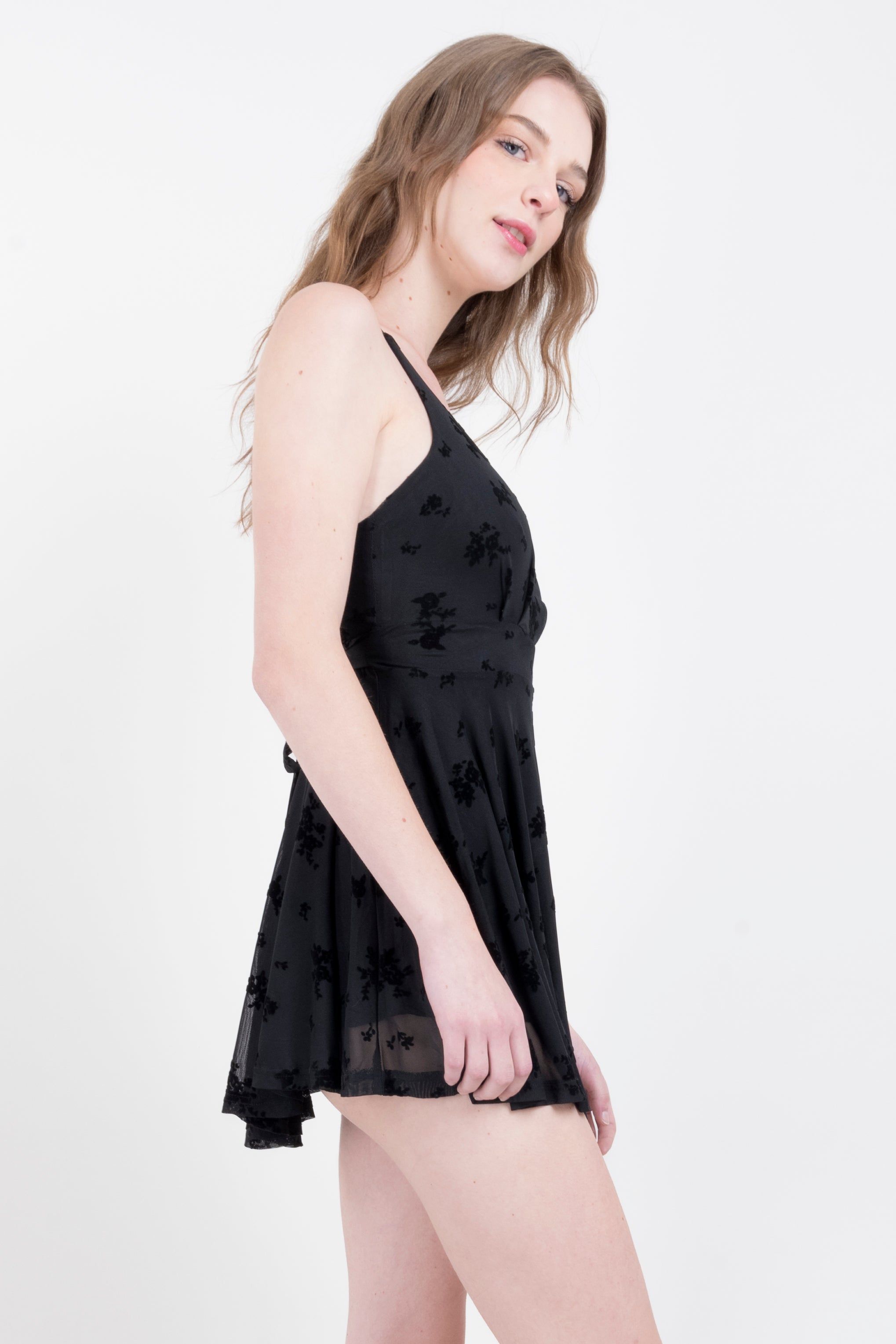 Vestido Mesh Flok Flores sold by Shasa product image thumbnail 3