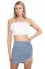 Top crop plumas lentejuelas sold by Shasa