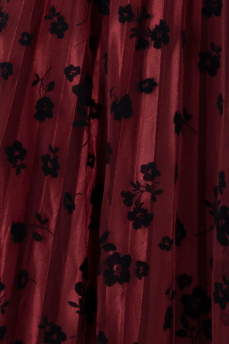 Falda midi mesh flores smock sold by Shasa product image thumbnail 5