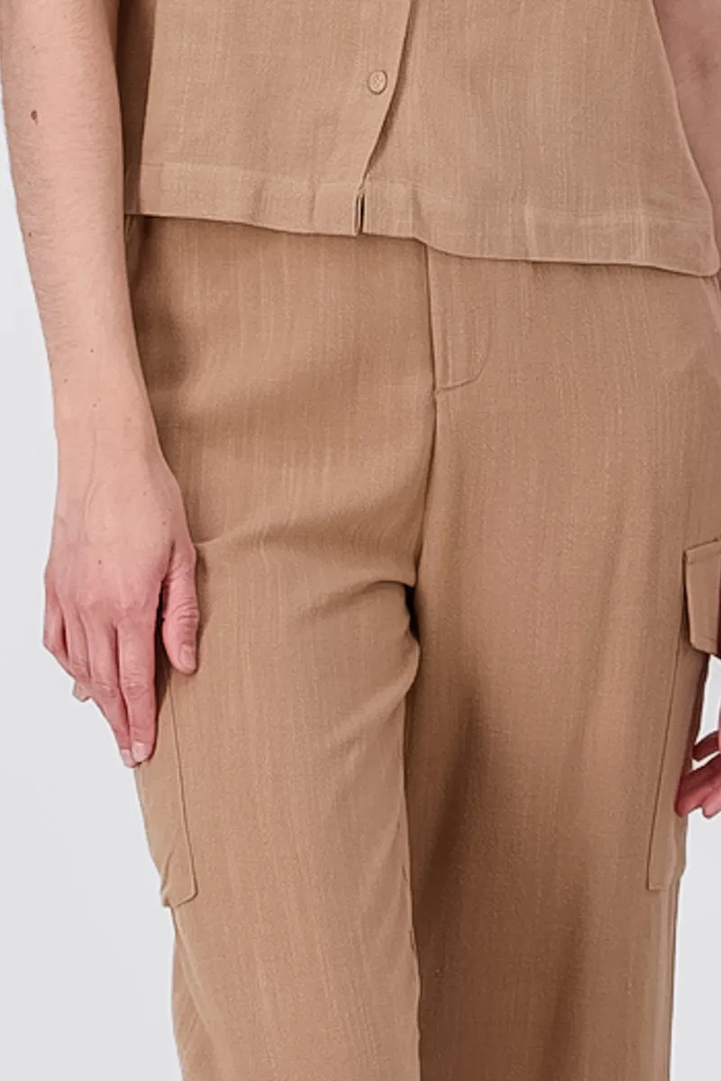 Pantalon Lino Detalle Bolsas Cargo sold by Shasa product image thumbnail 5