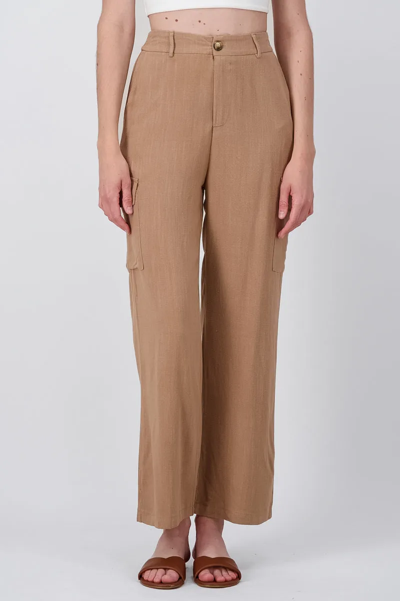 Pantalon Lino Detalle Bolsas Cargo sold by Shasa product image thumbnail 2