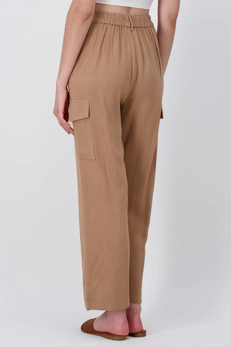 Pantalon Lino Detalle Bolsas Cargo sold by Shasa product image thumbnail 4