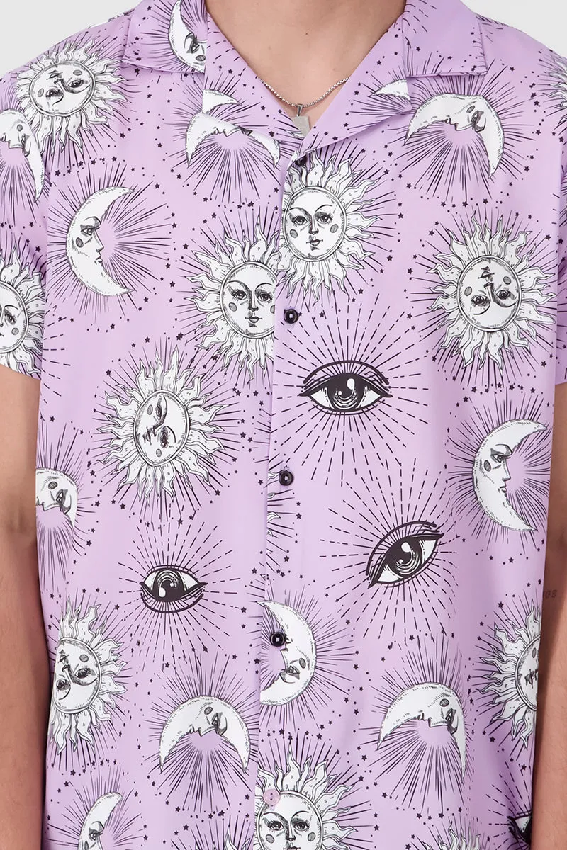 Camisa Resort Manga Corta Lunas Y Soles sold by Shasa product image thumbnail 5