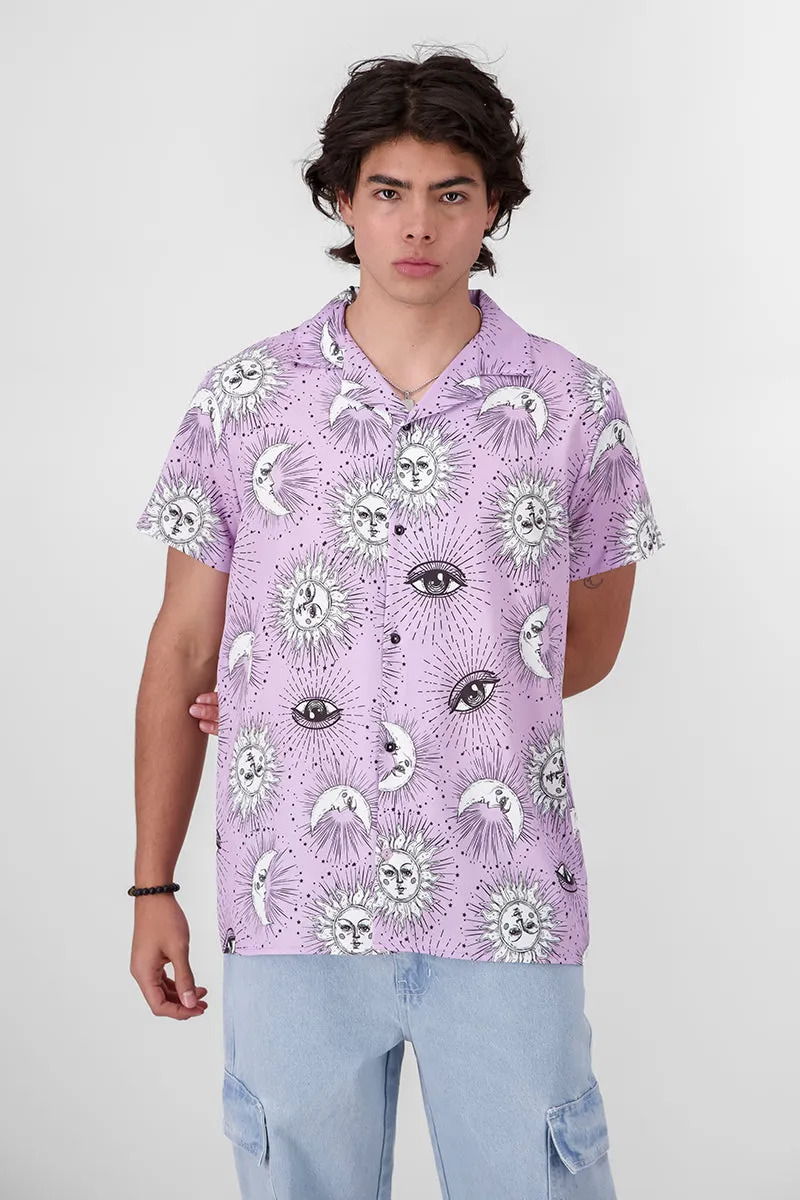 Camisa Resort Manga Corta Lunas Y Soles sold by Shasa product image thumbnail 2