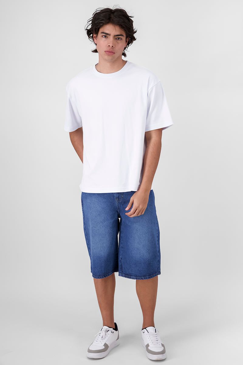 Shorts denim amplios sold by Shasa