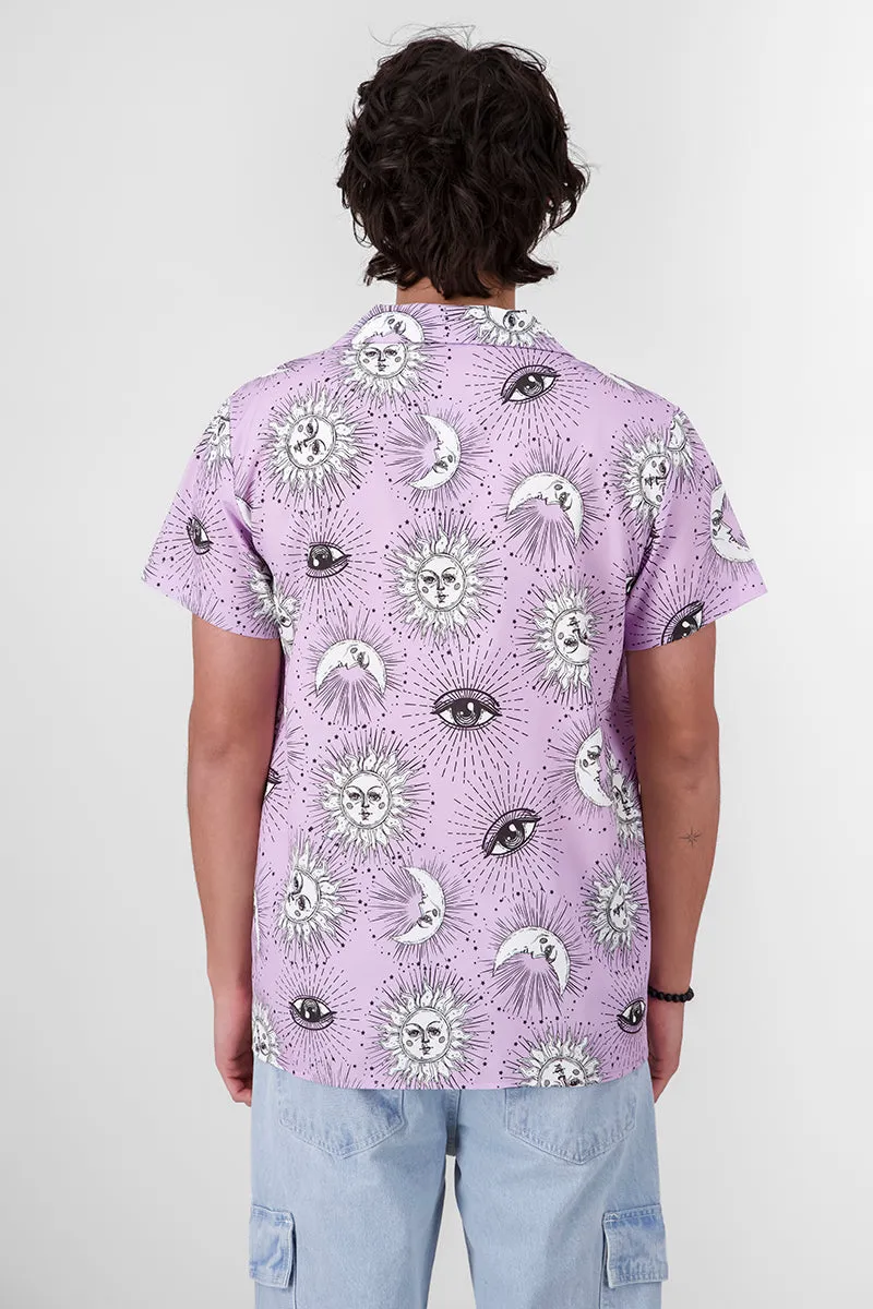 Camisa Resort Manga Corta Lunas Y Soles sold by Shasa product image thumbnail 4