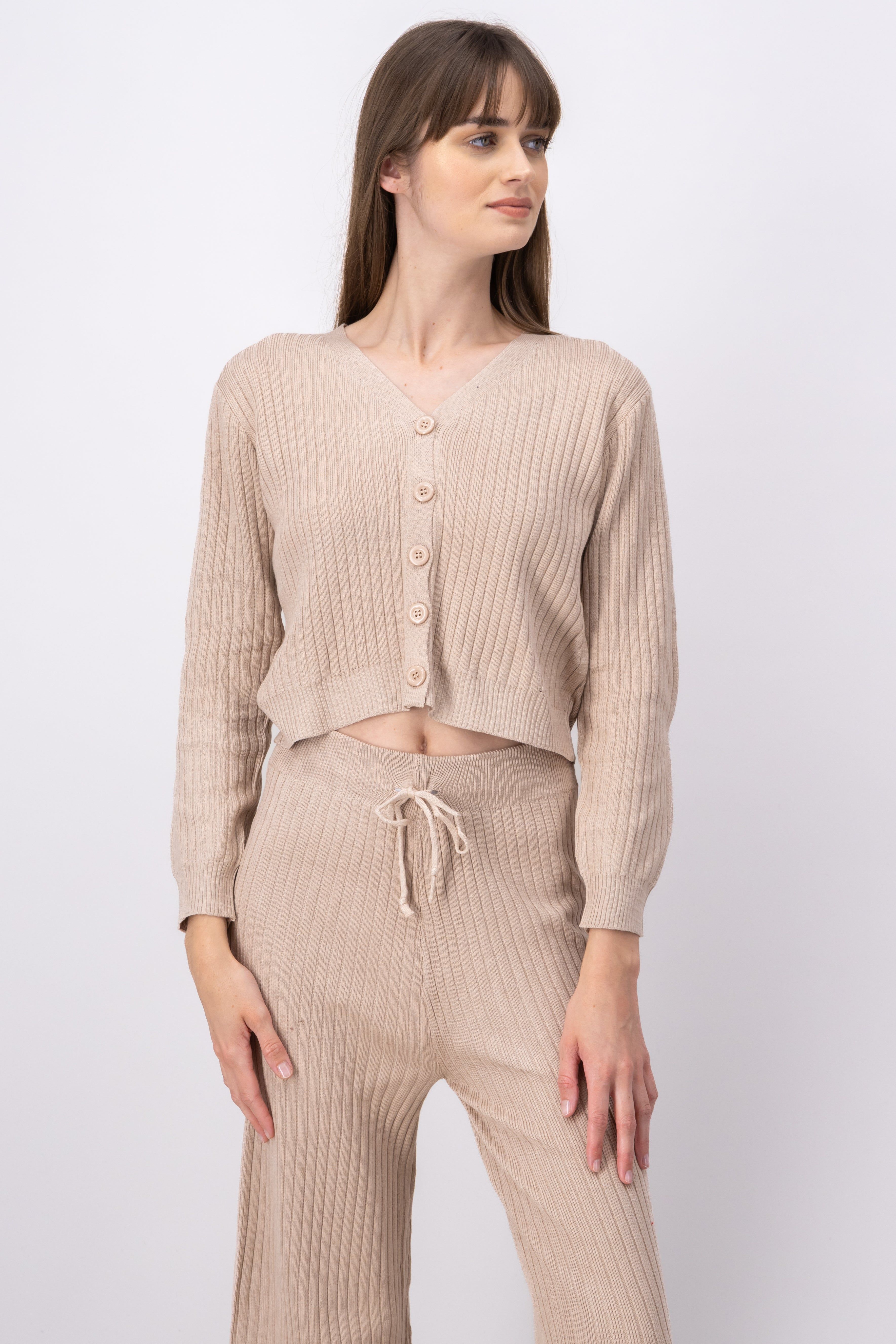 Cárdigan tejido acanalado botones sold by Shasa product image thumbnail 2