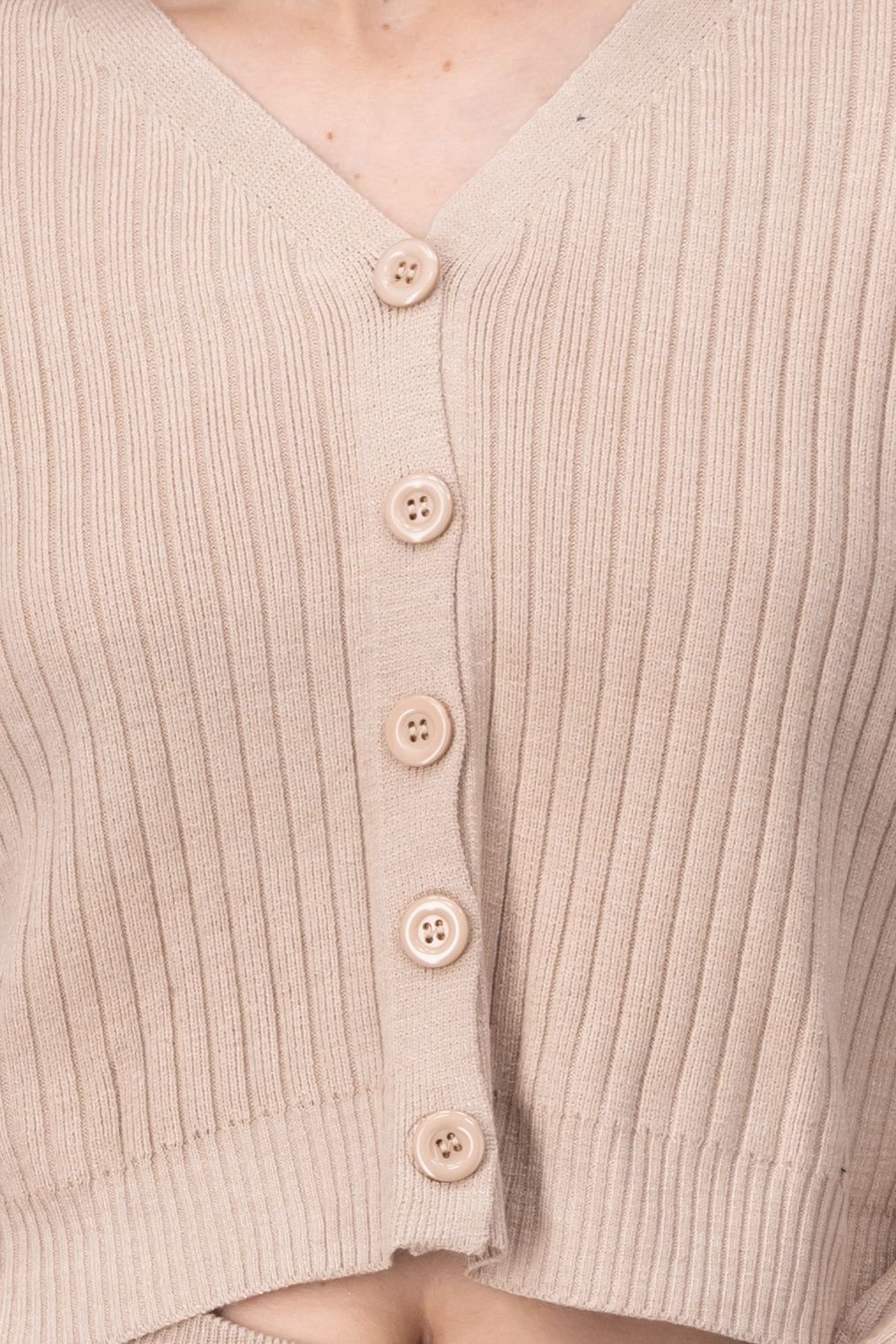 Cárdigan tejido acanalado botones sold by Shasa product image thumbnail 5