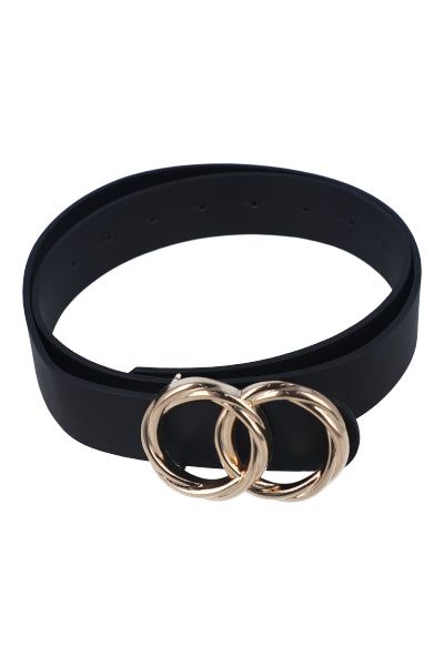 Cinturón efecto piel doble hebilla sold by Shasa