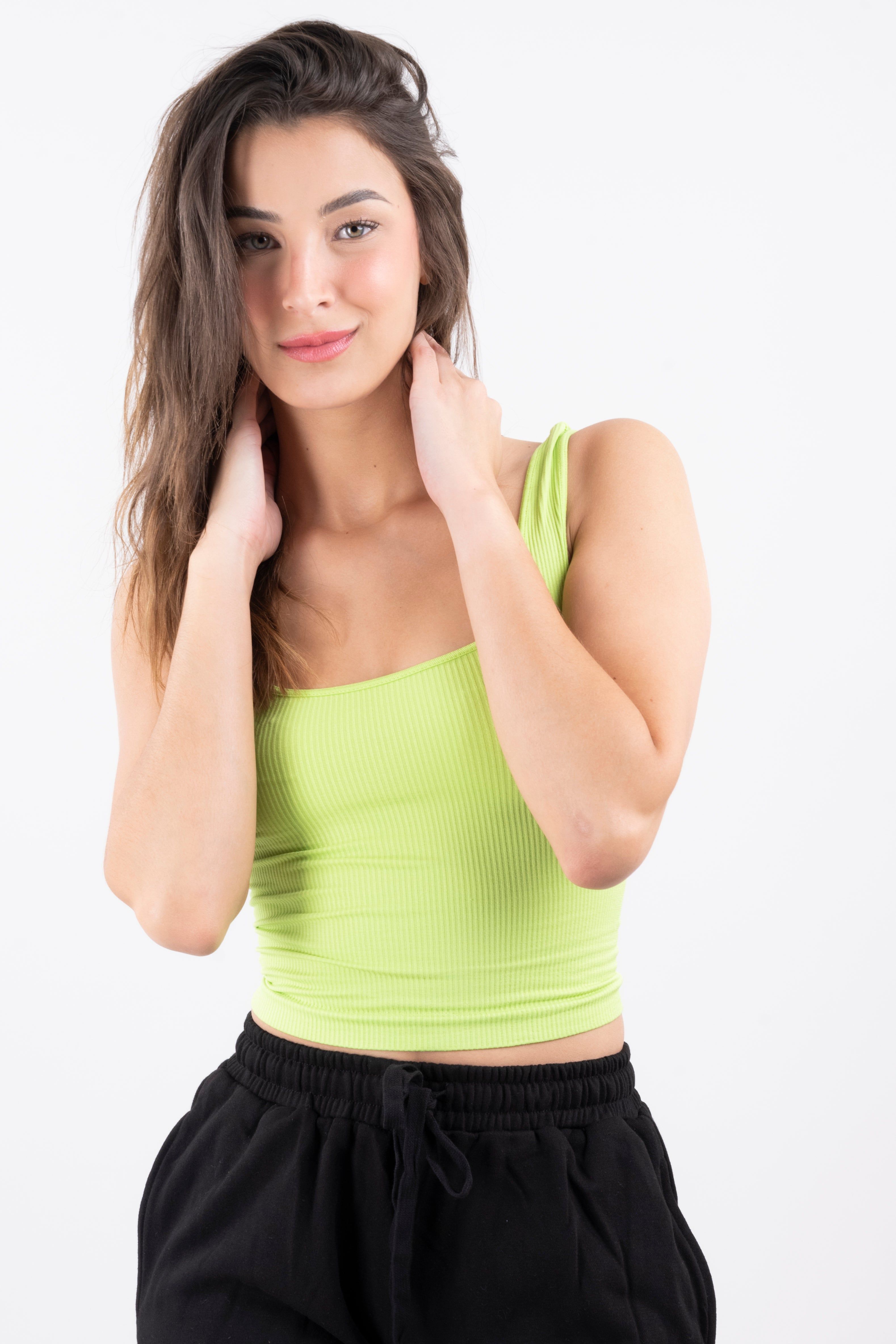 Top seamless acanalado tirantes sold by Shasa