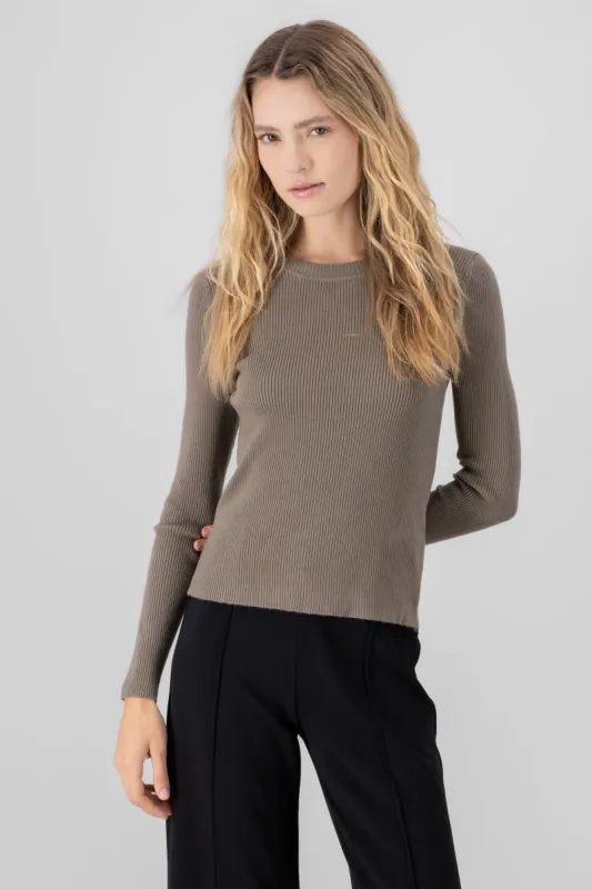 Sueter acanalado manga larga sold by Shasa