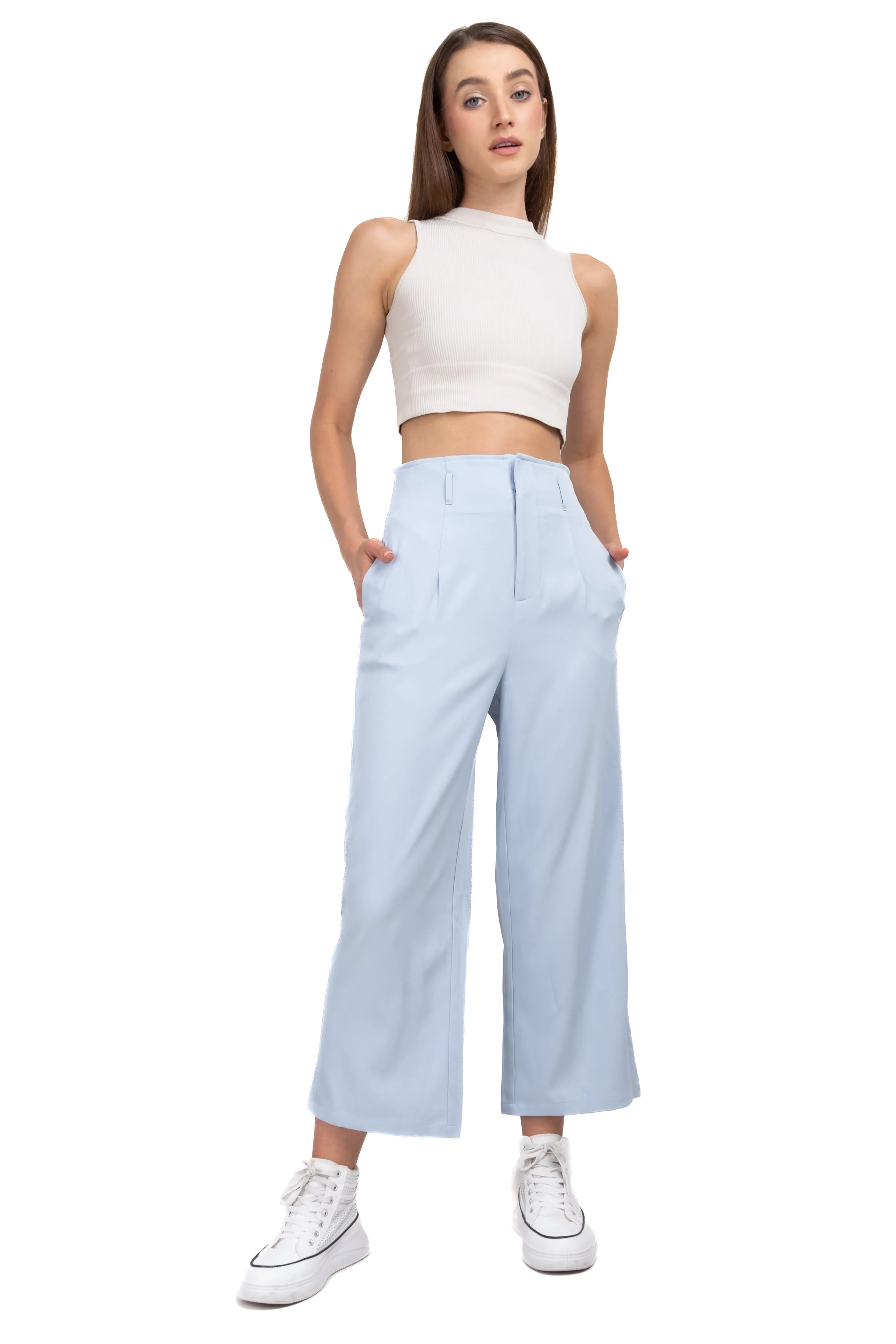 Pantalón cintura alta wide leg sold by Shasa product image thumbnail 2