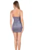 Vestido mini tirantes brillos tornasol sold by Shasa