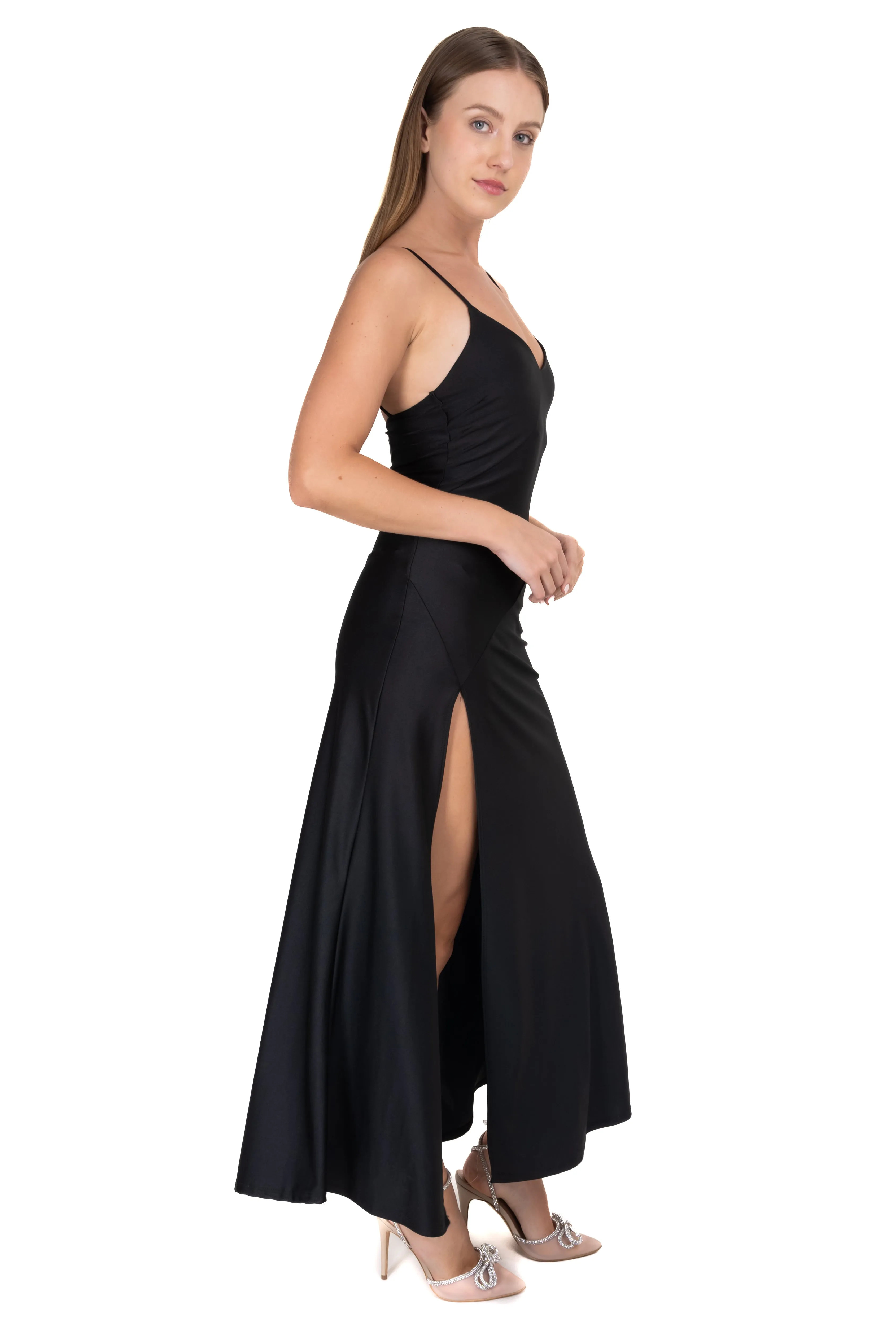 Vestido maxi abertura pierna sold by Shasa product image thumbnail 3