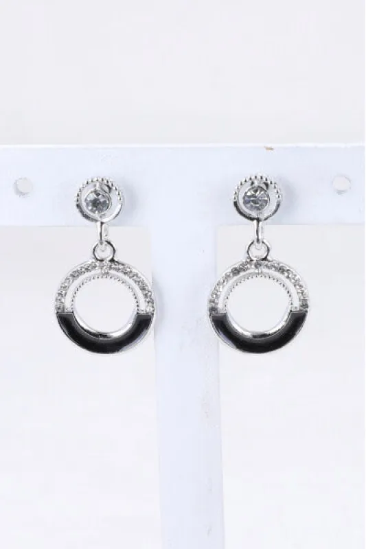 Aretes Circulo Brillos sold by Shasa