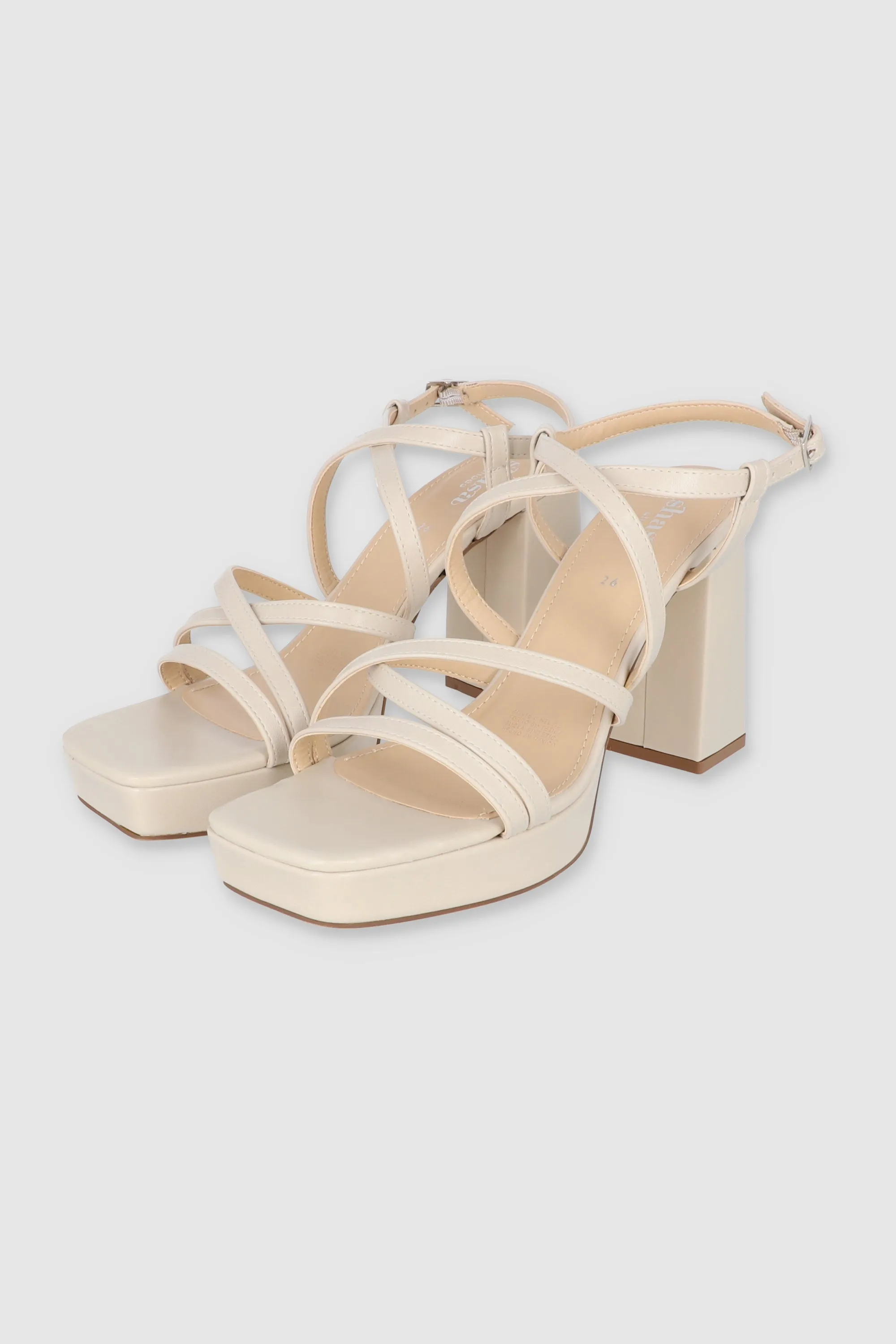 Tacon bloque tiras planas sold by Shasa