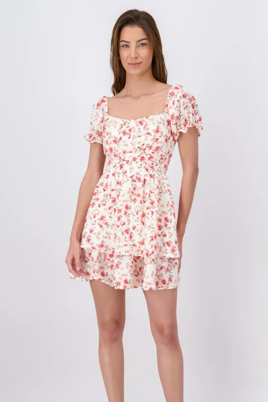 Vestido Mini Olanes De Flores sold by Shasa