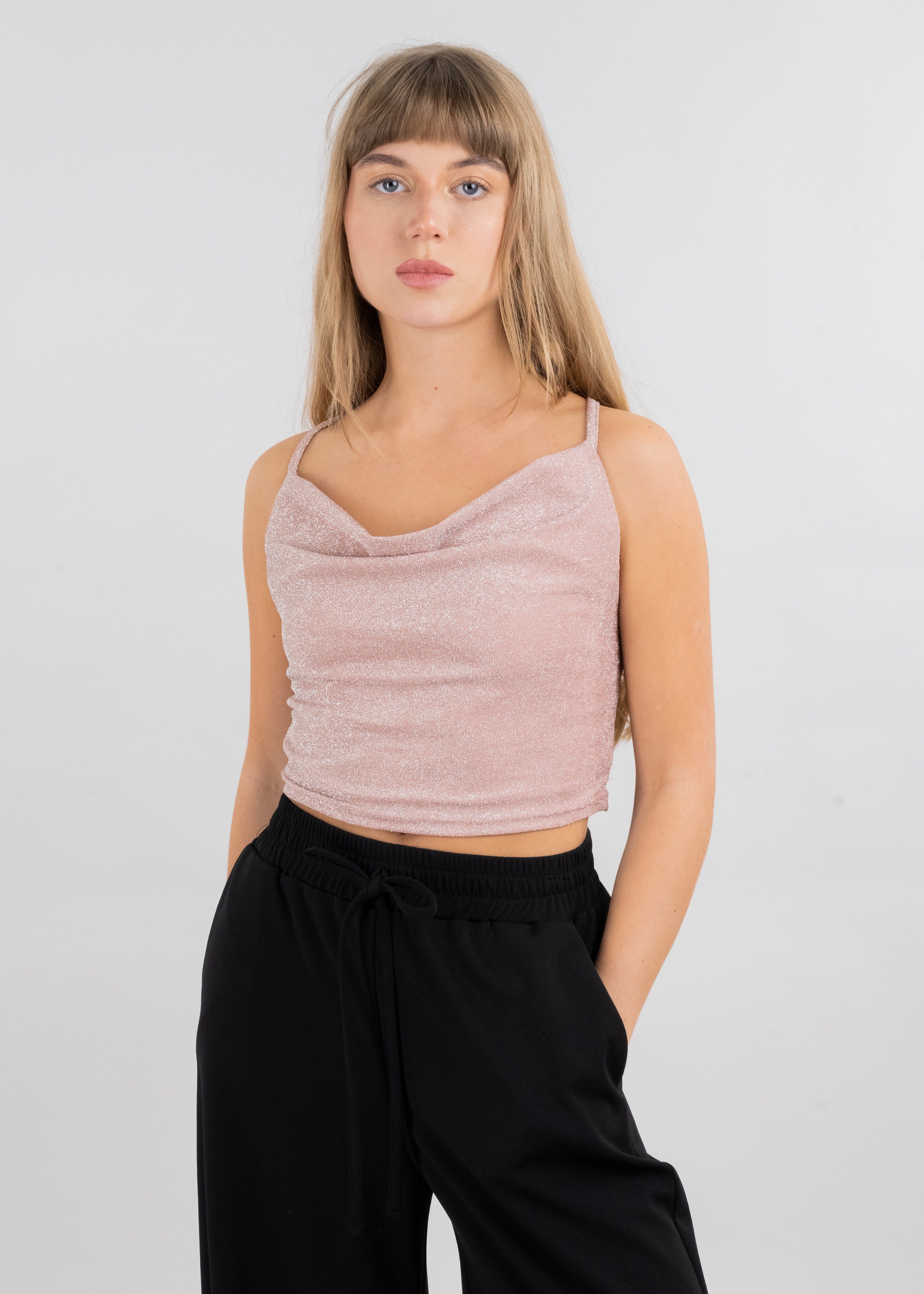 Top tirantes cruzados lurex sold by Shasa product image thumbnail 2