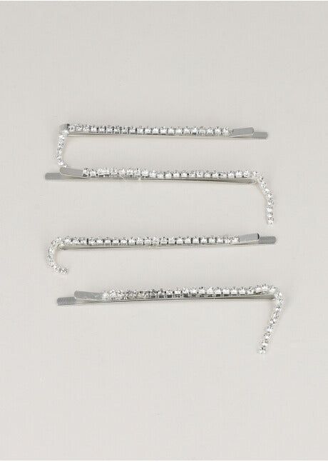 Set 4 piezas pasador brilloso sold by Shasa