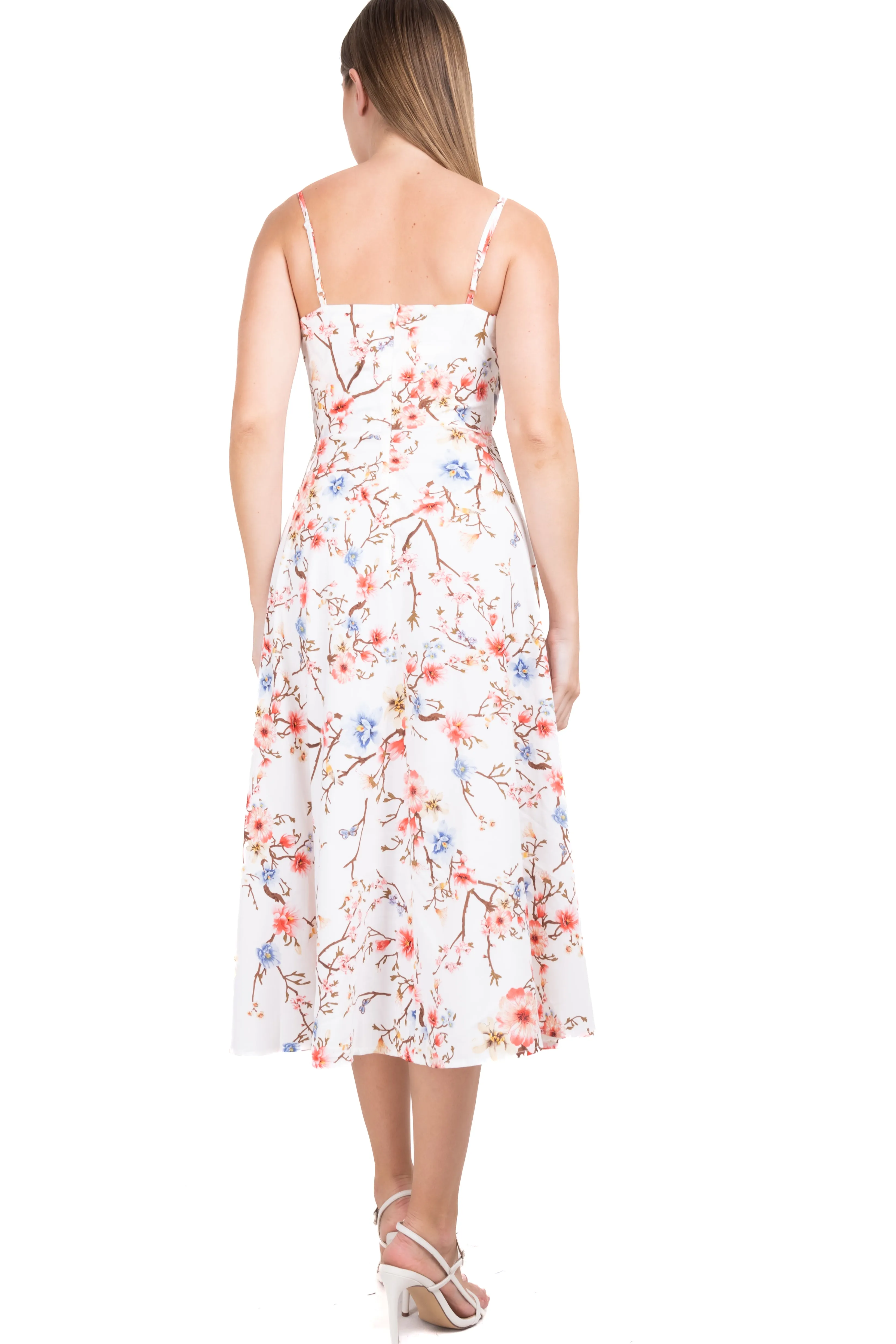 Vestido maxi flores moño sold by Shasa product image thumbnail 4