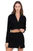 Blazer crop bolsillos textura sold by Shasa