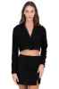 Blazer crop bolsillos textura sold by Shasa
