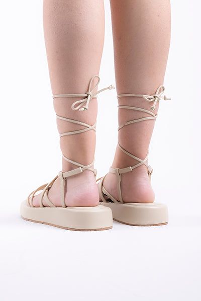 Sandalias planas lace up sold by Shasa product image thumbnail 4