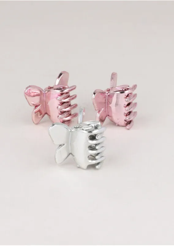 Set 3 Pinzas Mariposa Metálicas sold by Shasa