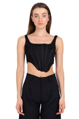 Top corset mesh monocolor sold by Shasa