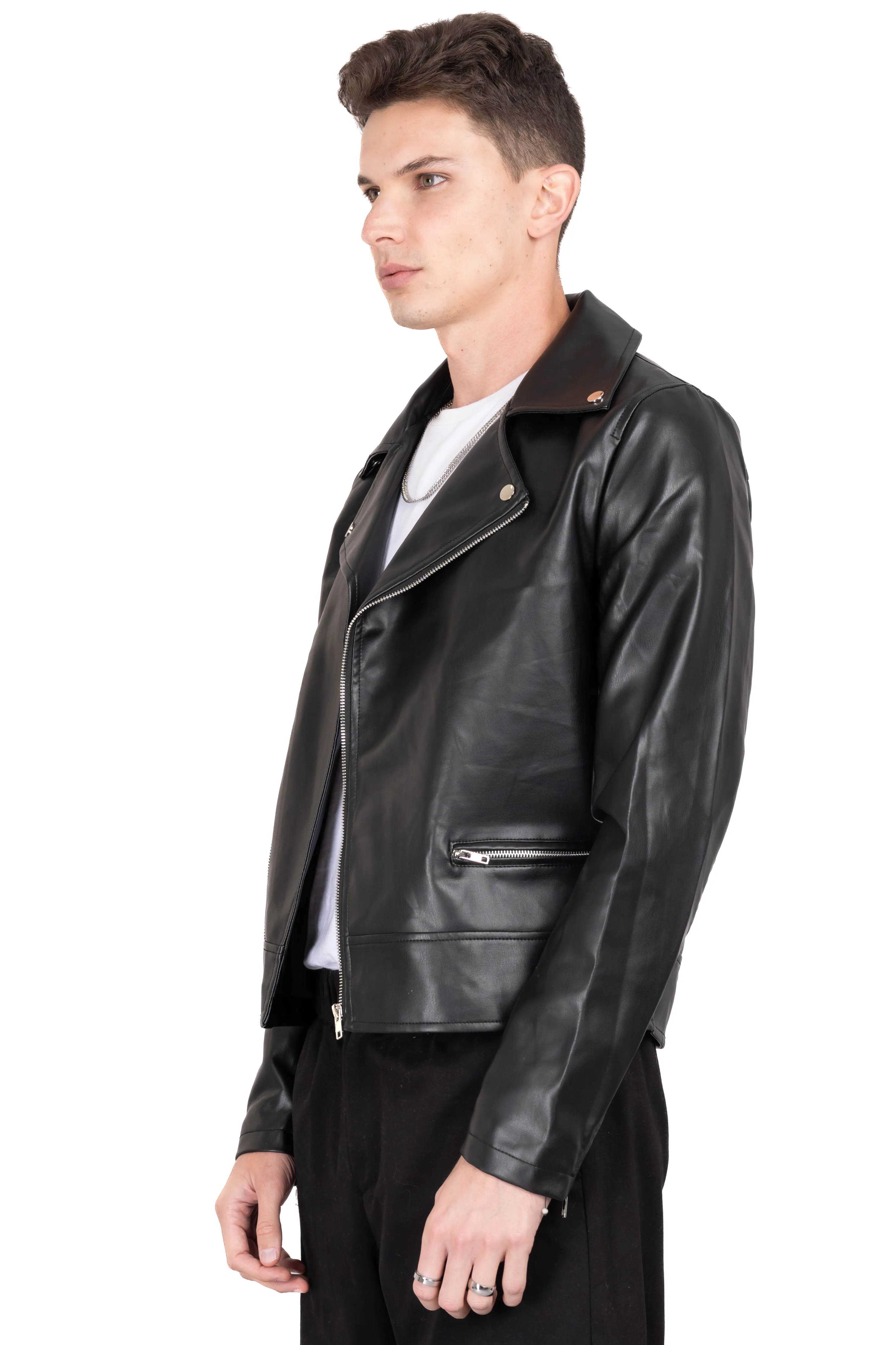 Chamarra biker cierre cruzado sold by Shasa product image thumbnail 3