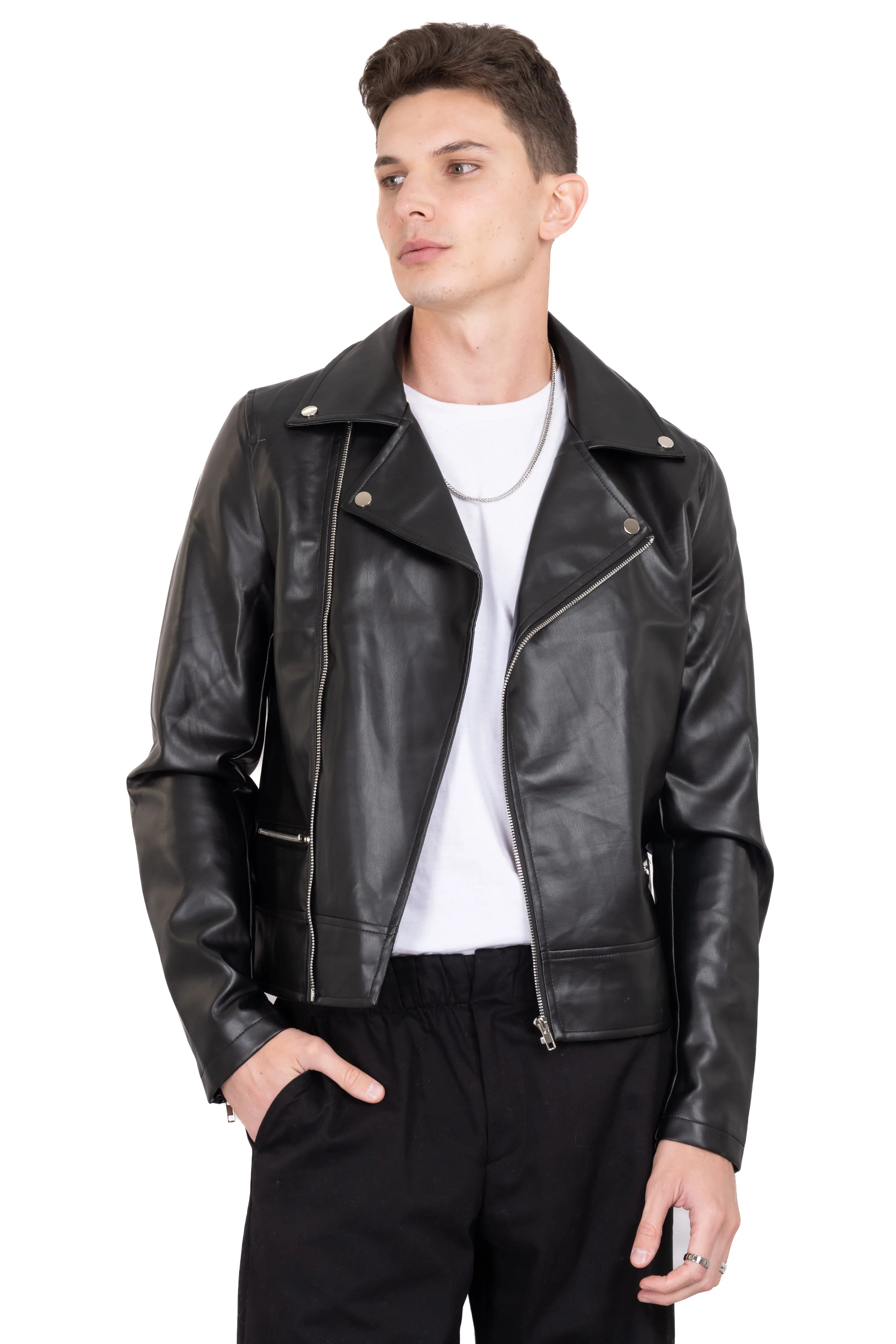 Chamarra biker cierre cruzado sold by Shasa product image thumbnail 2