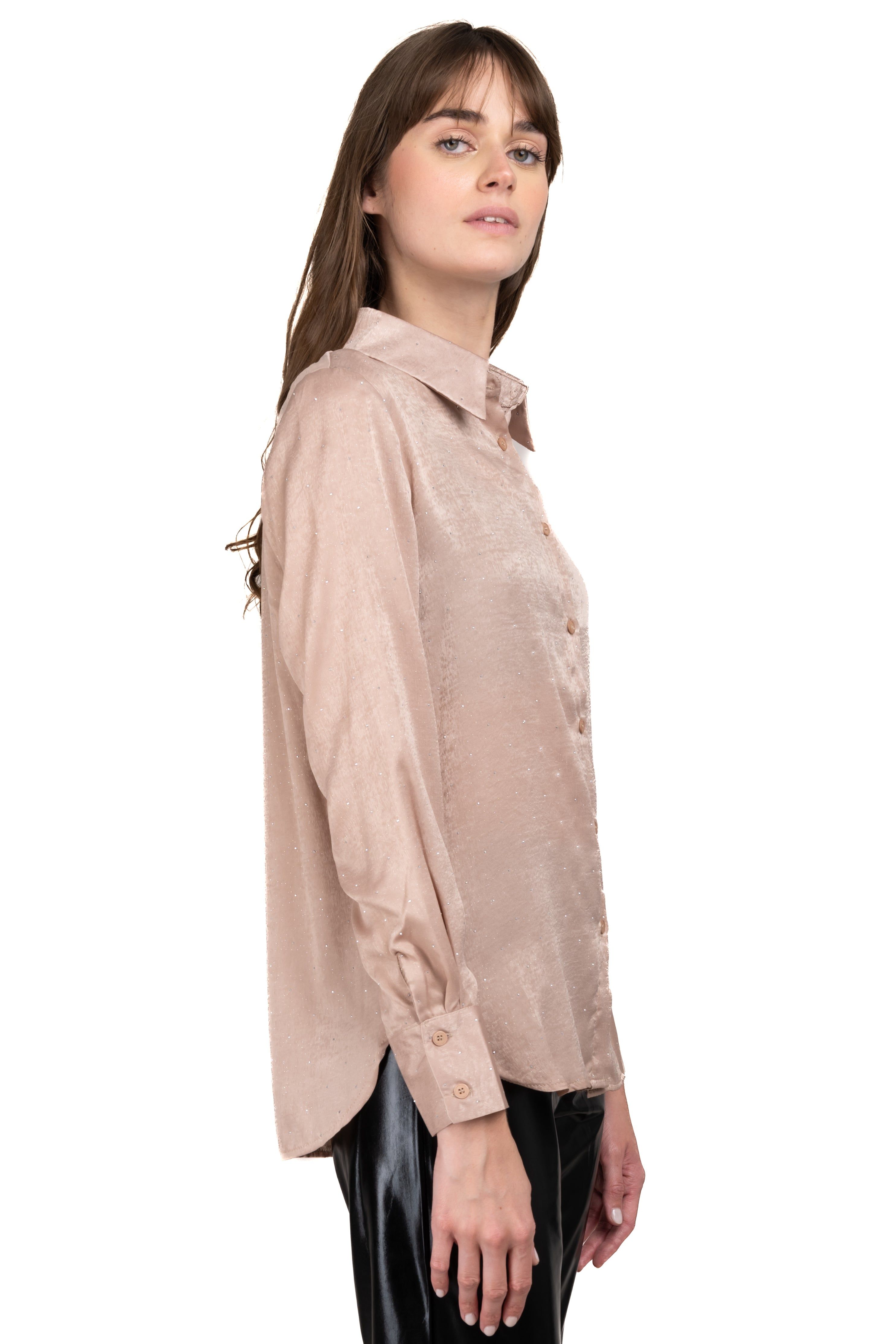 Camisa satinada brillos sold by Shasa product image thumbnail 3
