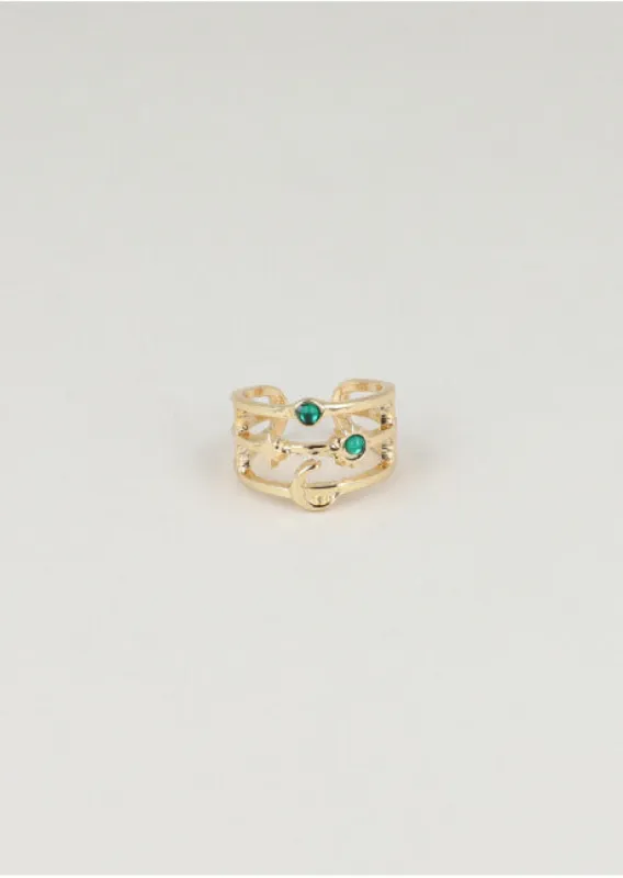 Anillo Resorte Luna Sol sold by Shasa