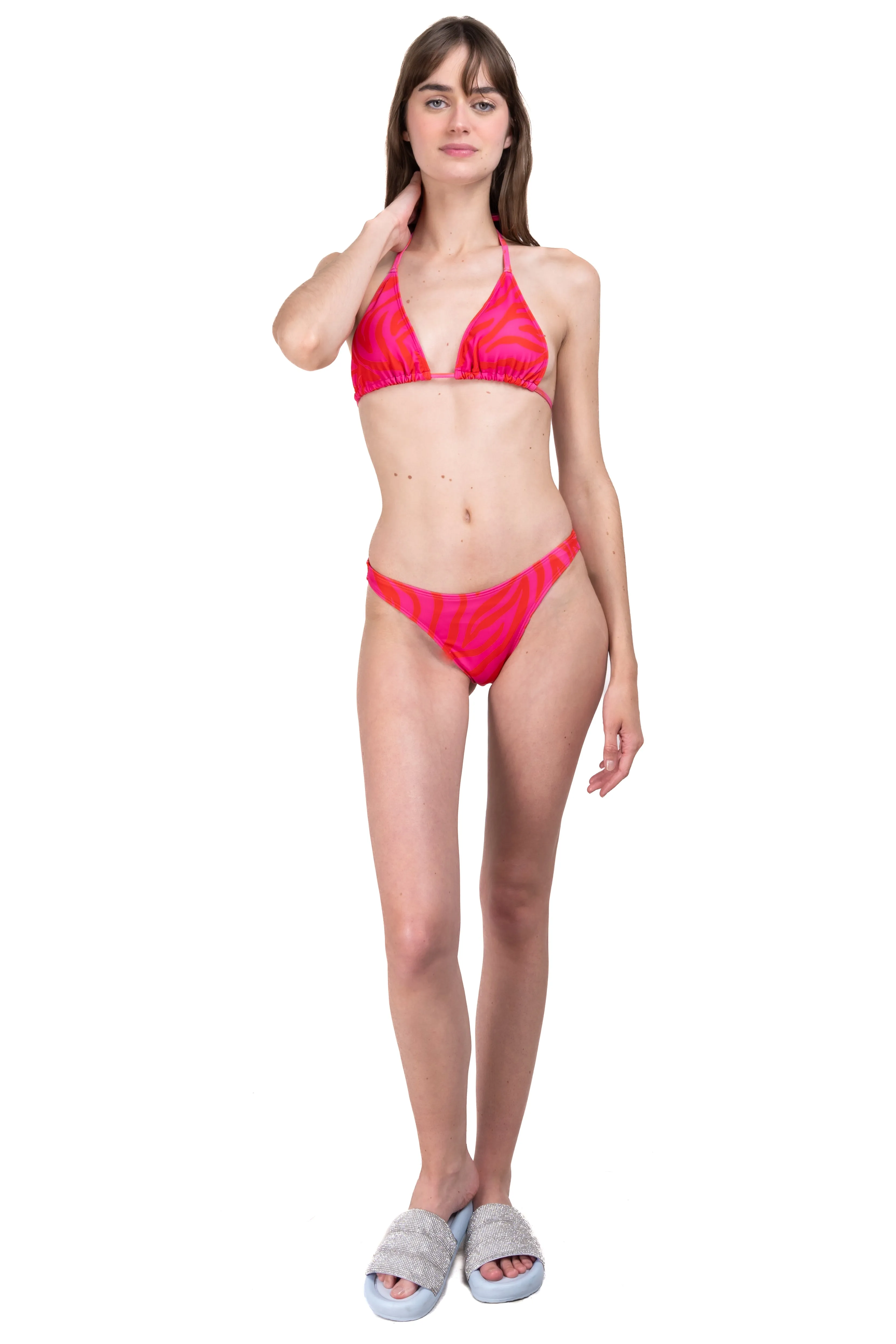 Bikini detalle amarrado frente estampado lineas sold by Shasa product image thumbnail 2