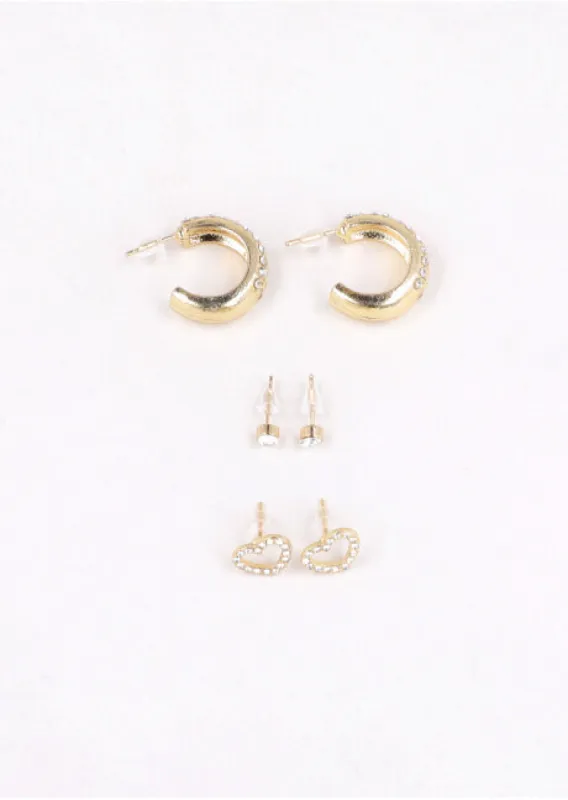 3Pr Aretes Corazon Arracadas sold by Shasa