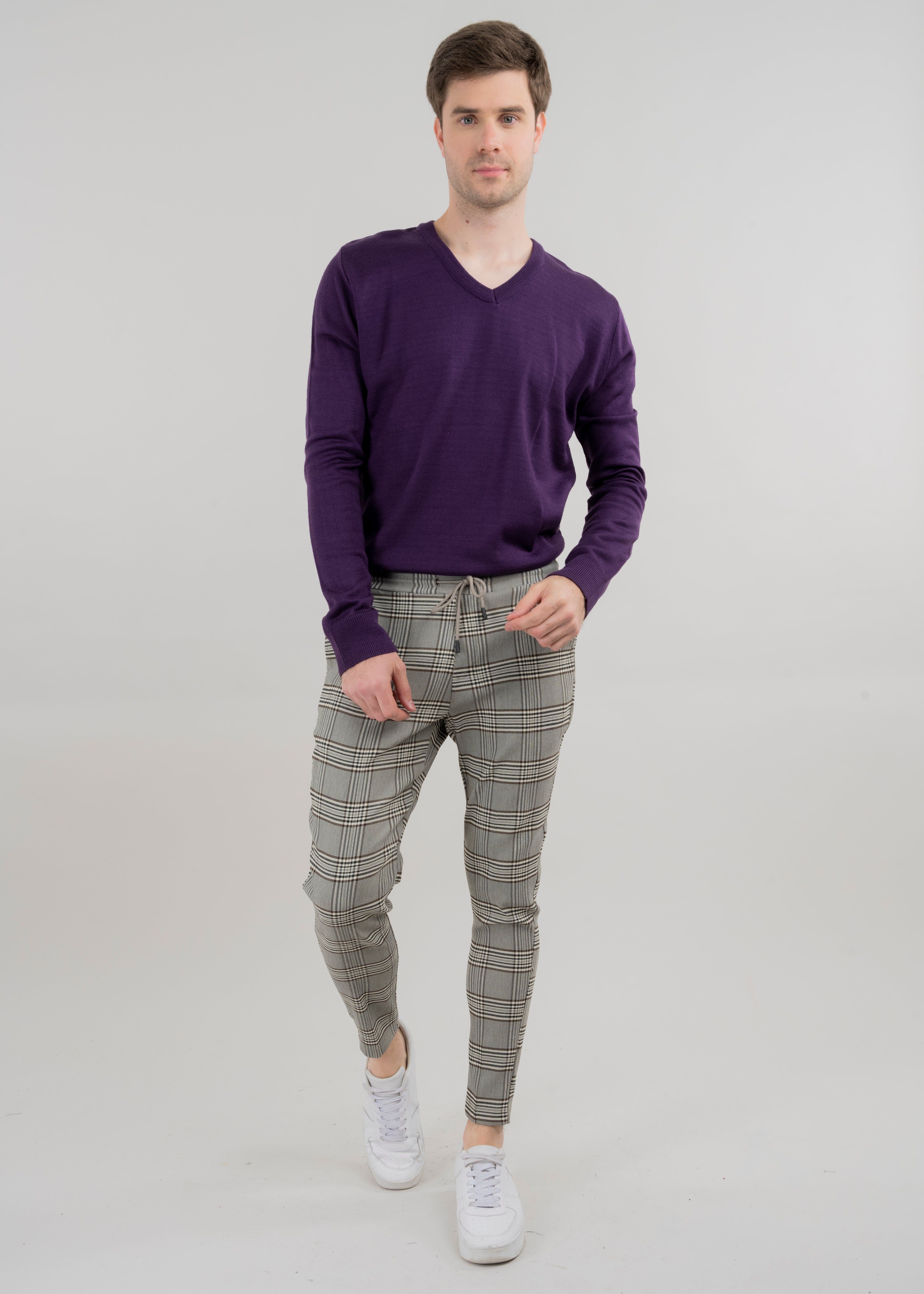 Pantalón jogger cuadrados skinny sold by Shasa