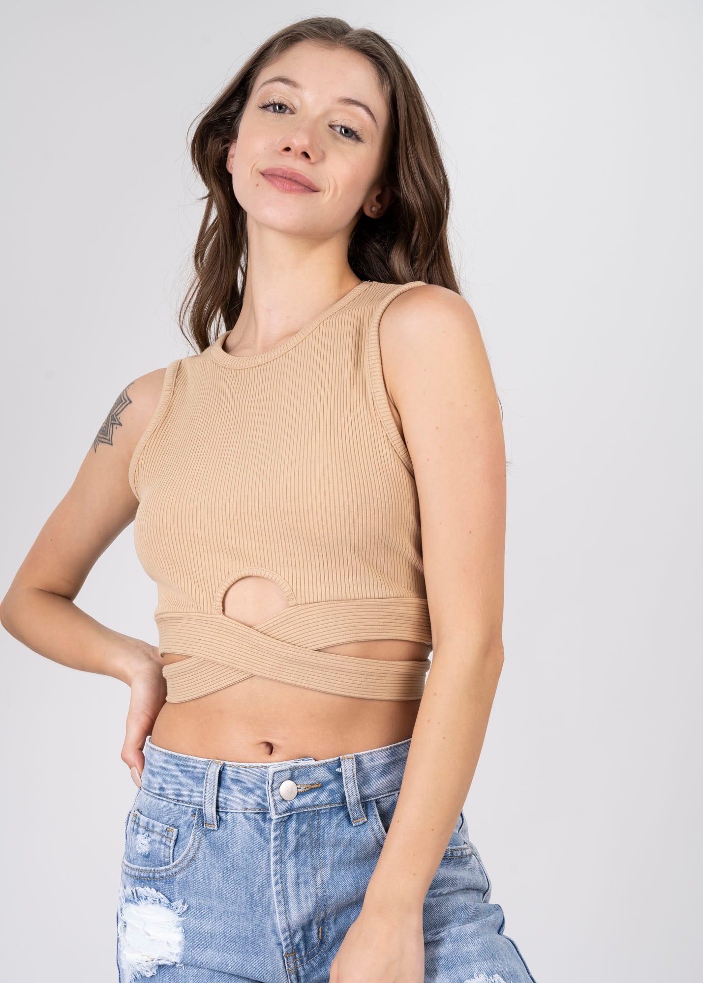 Top acanalado tiras sold by Shasa product image thumbnail 5