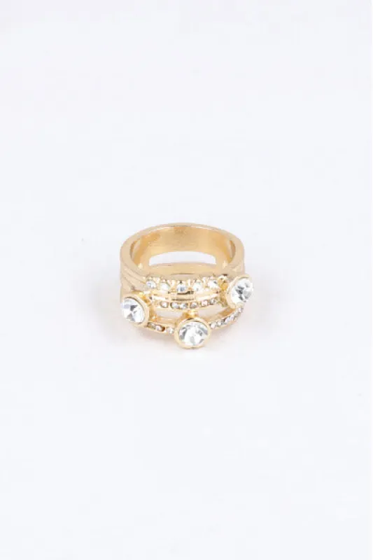 Anillo 3L Brillos sold by Shasa