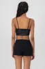Corset con pliegues cuello cascada liso sold by Shasa