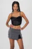 Corset con pliegues cuello cascada liso sold by Shasa