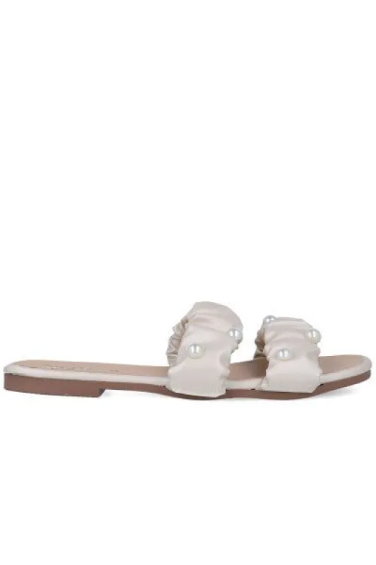 Sandalias Pala 2 Tiras Rugosas Perlas sold by Shasa