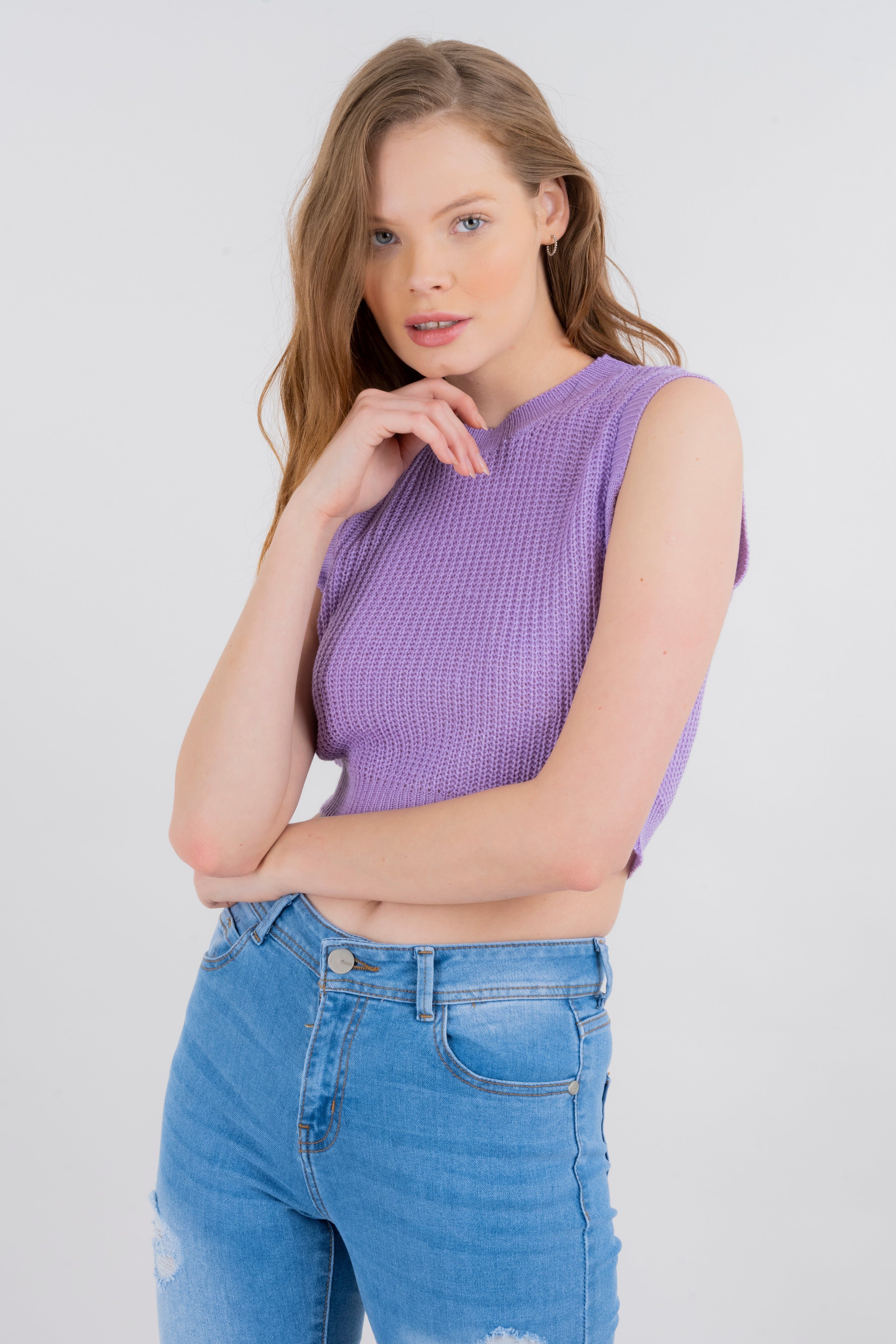 Top punto tejido sold by Shasa