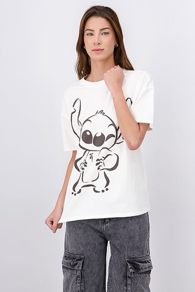 Playera manga corta Stitch línea sold by Shasa
