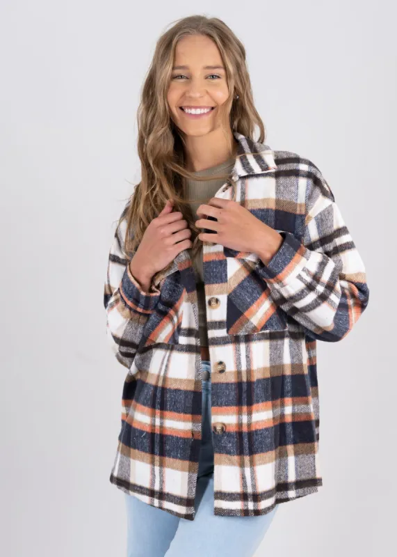 Shacket Tweed Cuadros sold by Shasa