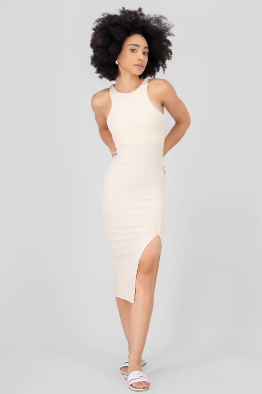 Vestido maxi rib sold by Shasa